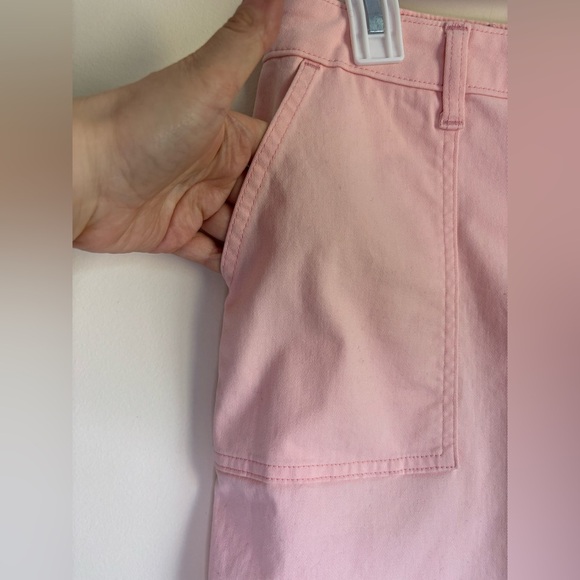 Lee Women's Flex-to-go Mid-rise Cargo Bermuda Shorts Pink Size 8(M) - Picture 3 of 13